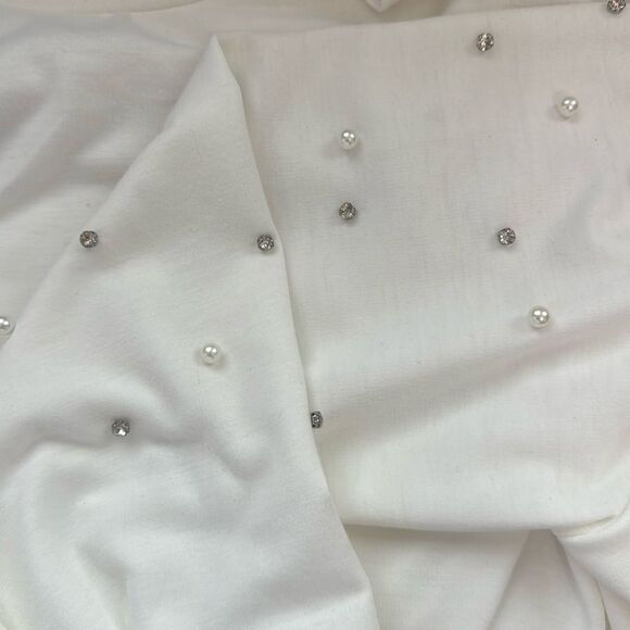 White Long Sleeve Top Plus Size 3X - Picture 4 of 8